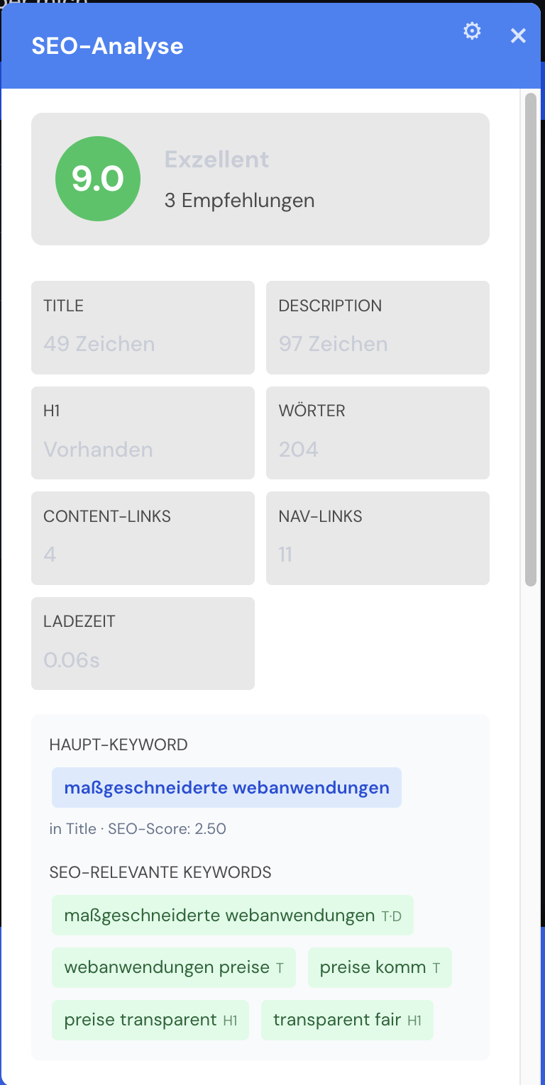 SEO-Analyse